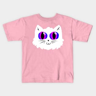 Queer Cat - Bisexual Kids T-Shirt